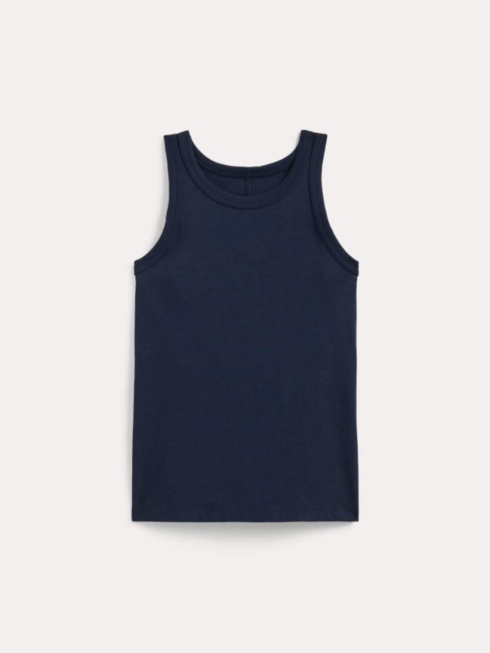 Everlane Women's Tank in Essential Cotton in Navy, Size Medium
